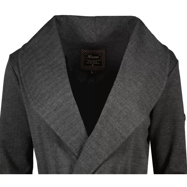  Ženski dugi sweatshirt KIXMI ROSAMUNDA TAMNO SIVI MELANGE 