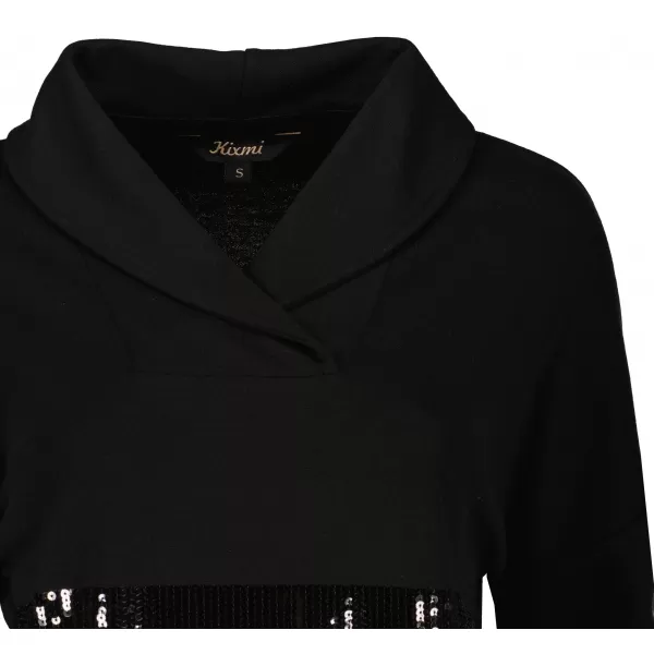  Ženski sweatshirt KIXMI RANDY CRNO 