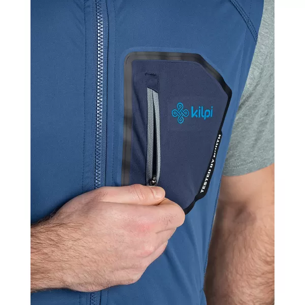  Muški softshell prsluk KILPI RIELLO-M TM0111KI TAMNOPLAVA 