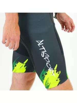 Muške vrhunske biciklističke hlače ALTISPORT SWE/ALM01S13 ZELENA