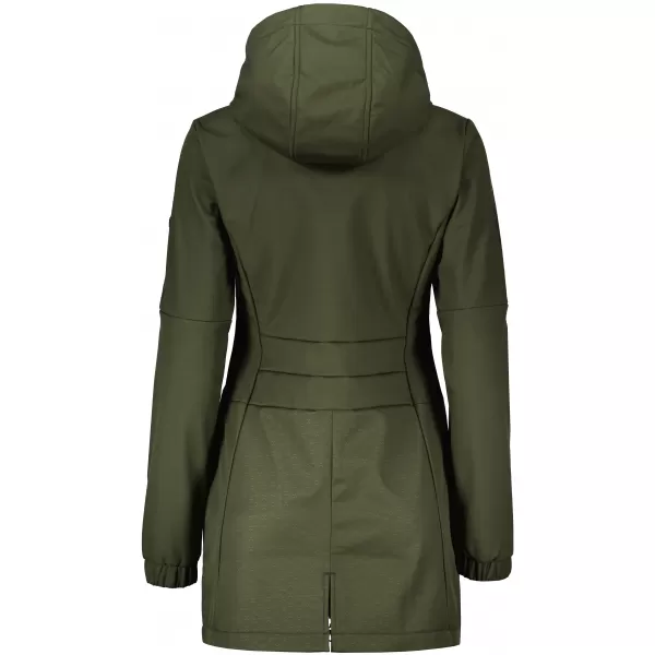  Ženski softshell kaput KIXMI RHODIE VOJNOG 