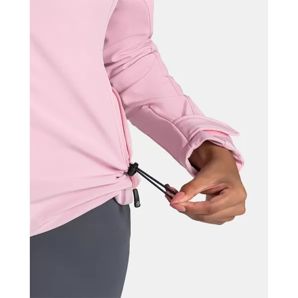  Ženska softshell jakna KILPI RAVIA-W TL0109KI SVIJETLORUŽIČASTA 