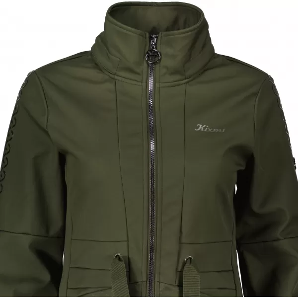  Ženski softshell kaput KIXMI RHODIE VOJNOG 