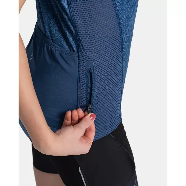  Ženski biciklistički dres KILPI MOATE-W TL0354KI TAMNOPLAVA 