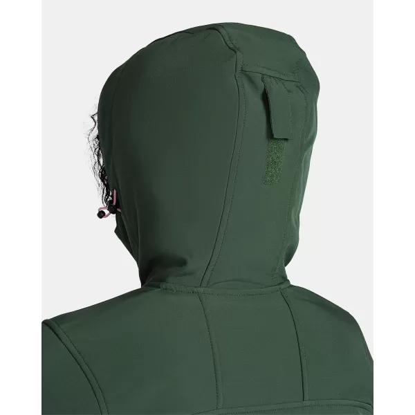  Ženska softshell jakna KILPI RAVIA-W TL0109KI TAMNO ZELENA 