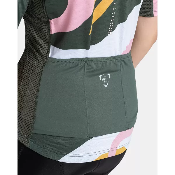  Ženski biciklistički dres KILPI RITAEL-W TL0352KI TAMNO ZELENA 