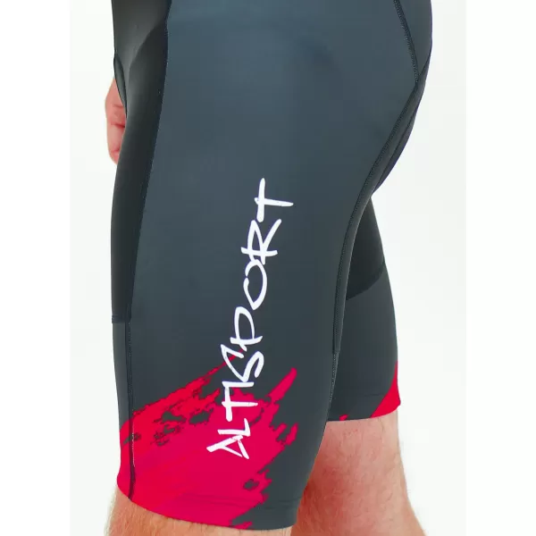  Muške vrhunske biciklističke hlače ALTISPORT SWE/ALM01S13 CRVENA 