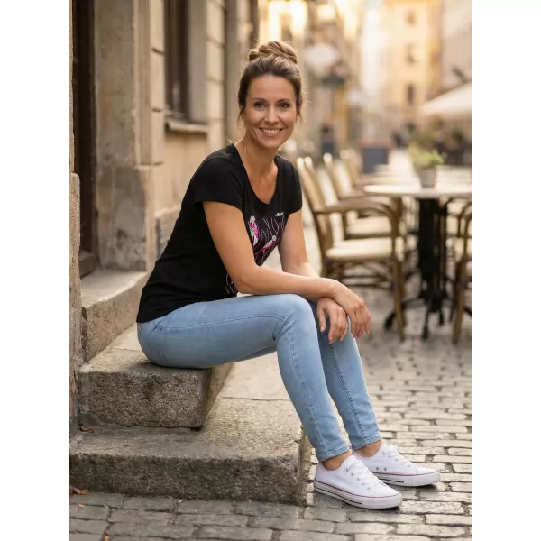  Dámské triko ALTISPORT CARRYOVER ALW182122 ČERNORŮŽOVÁ 