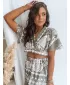 Ženski vrh DSTREET AZTEC MARK RY2225 ZELENA