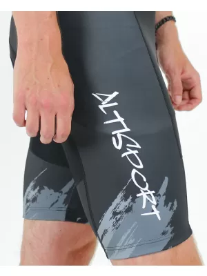 Muške vrhunske biciklističke hlače ALTISPORT SWE/ALM01S13 TAMNO SIVA