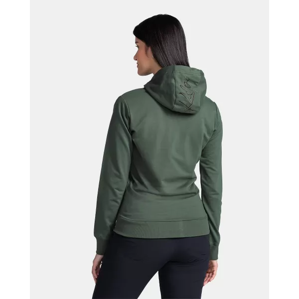  Ženski sweatshirt KILPI TARALI-W TL0212KI TAMNO ZELENA 