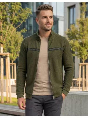 Muški sweatshirt KIXMI REUBEN VOJNOG