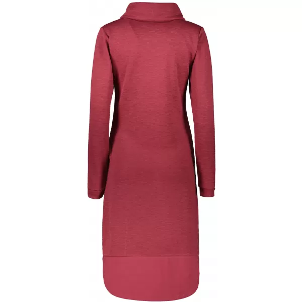  Ženska sweatshirt haljina KIXMI RENIE TAMNOCRVENA 