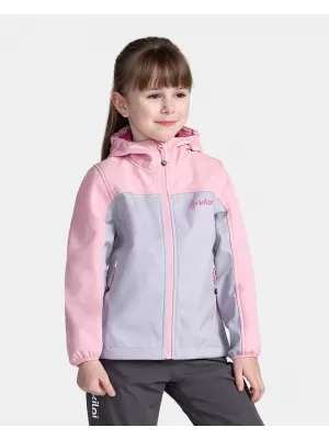 Softshell jakna za djevojčice KILPI RAVIA-J TJ0517KI SVIJETLORUŽIČASTA