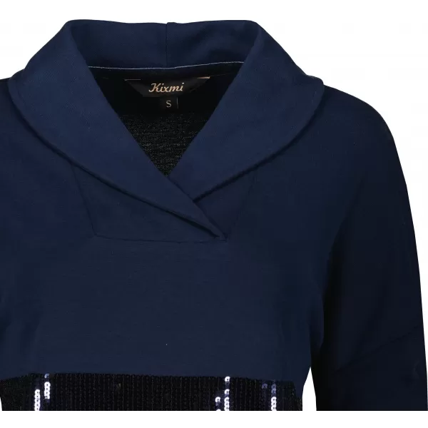  Ženski sweatshirt KIXMI RANDY TAMNO PLAVA 