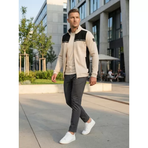  Muški sweatshirt KIXMI REUBEN SVIJETLO BEŽ 