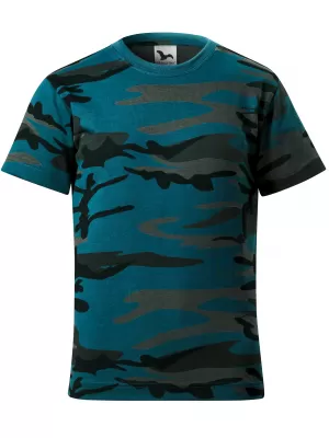 Dječja majica MALFINI CAMOUFLAGE 149 KAMUFLAŽA/BENZIN