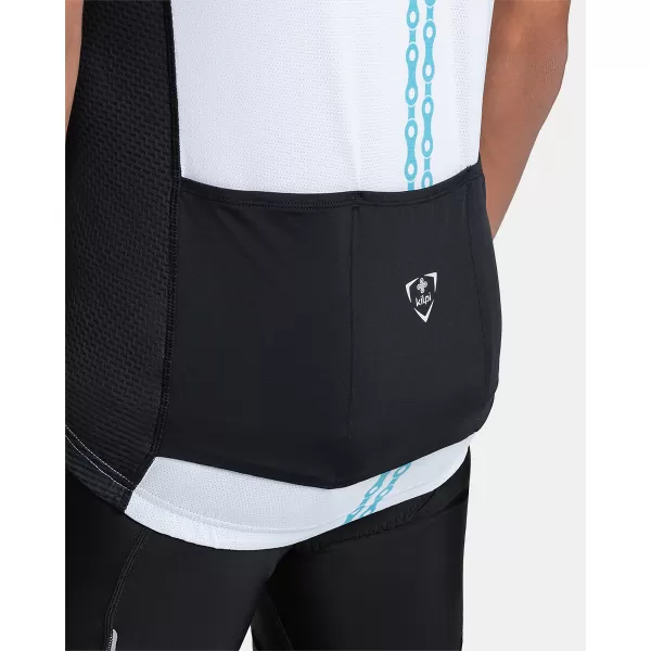  Muški biciklistički dres KILPI RIVAL-M TM0355KI BIJELA 
