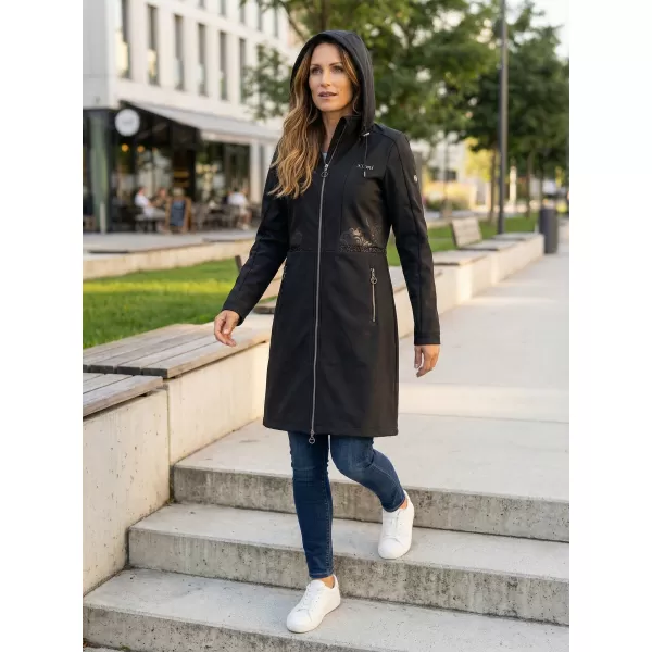  Ženski softshell kaput KIXMI RITA CRNO 