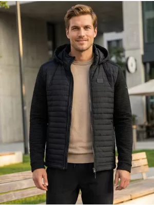 Muška softshell jakna KIXMI RAFAEL CRNO