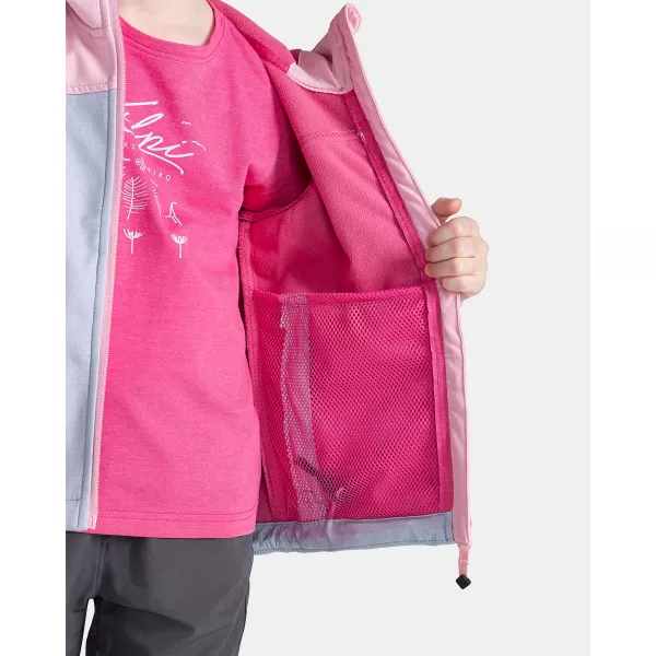  Softshell jakna za djevojčice KILPI RAVIA-J TJ0517KI SVIJETLORUŽIČASTA 