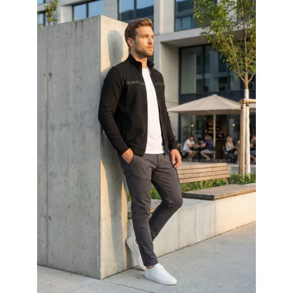  Muški sweatshirt KIXMI REUBEN CRNO 