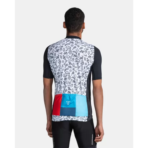  Muški biciklistički dres KILPI RIVAL-M TM0355KI CRNA 
