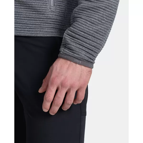  Muška majica od flisa KILPI TANALI-M TM0202KI TAMNOSIVA 