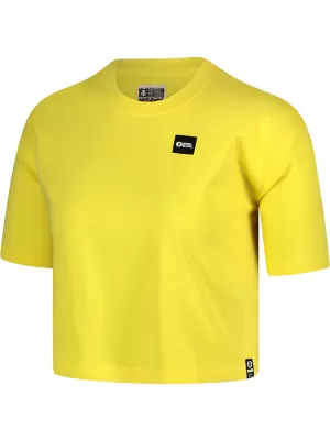 Ženski skraćeni top NORDBLANC CROPTOP NBSLT7819 JANTAR
