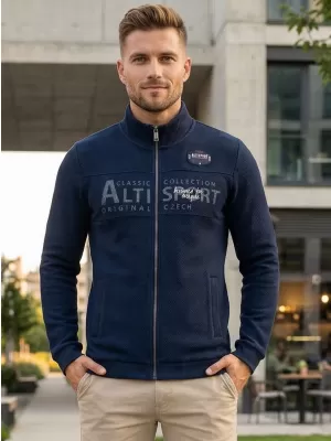 Muški sweatshirt ALTISPORT BLAKE TAMNO PLAVA