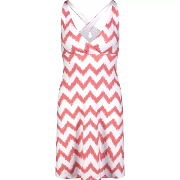  Haljina NORDBLANC V-NECK NBSLD7804 RUŽIČASTO/BIJELO 