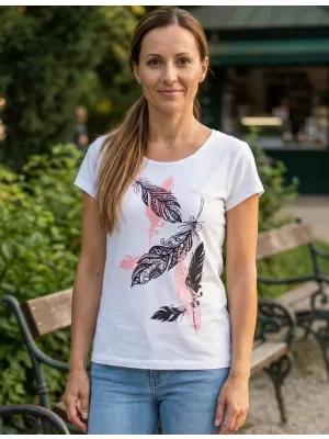 Ženska majica kratkih rukava ALTISPORT ALW178122 BIJELA