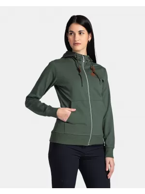 Ženski sweatshirt KILPI TARALI-W TL0212KI TAMNO ZELENA