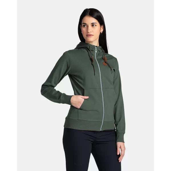  Ženski sweatshirt KILPI TARALI-W TL0212KI TAMNO ZELENA 