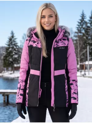 Ženska zimska jakna ALTISPORT BIANCA LJUBIČASTA