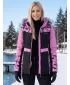 Ženska zimska jakna ALTISPORT BIANCA LJUBIČASTA