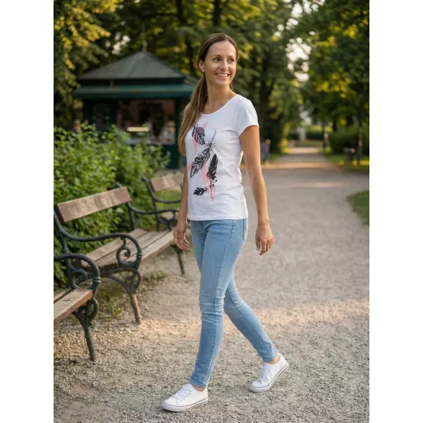  Ženska majica kratkih rukava ALTISPORT ALW178122 BIJELA 