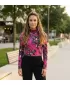 Ženska dolčevita KIXMI RINA RUŽIČASTA