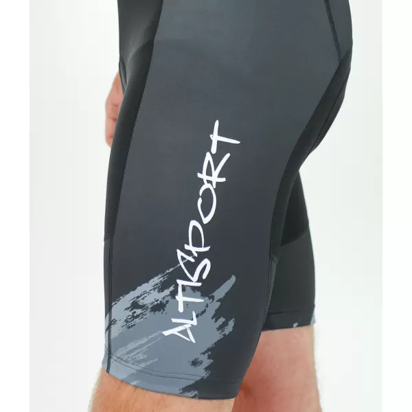  Muške vrhunske biciklističke hlače ALTISPORT SWE/ALM01S13 TAMNO SIVA 