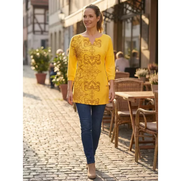  Ženska majica kratkih rukava ALTISPORT BLANCH ŽUTA BOJA 