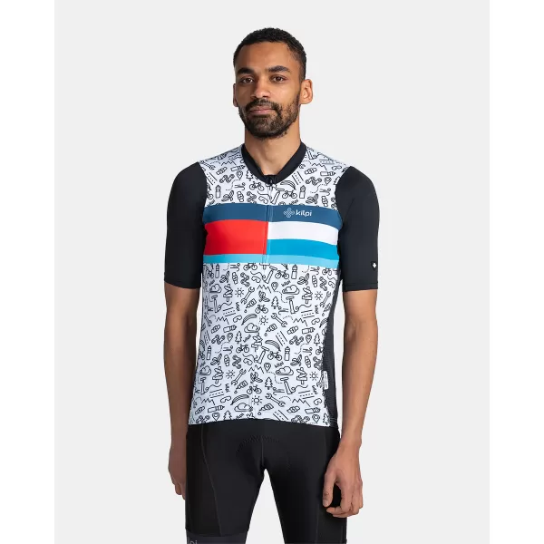  Muški biciklistički dres KILPI RIVAL-M TM0355KI CRNA 