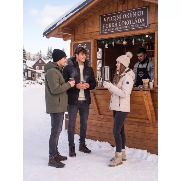  Muška zimska jakna ALTISPORT BALDER CRNO 