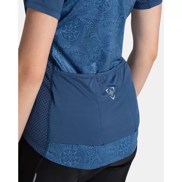  Ženski biciklistički dres KILPI MOATE-W TL0354KI TAMNOPLAVA 