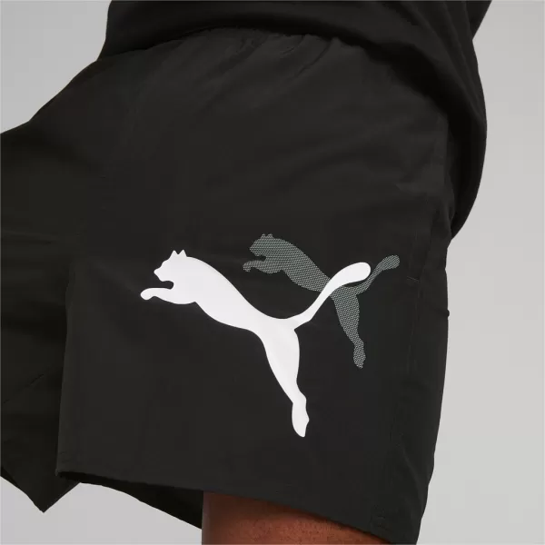  Muške kratke hlače PUMA ESS+ LOGO POWER CAT WOVEN SHORTS 5 673382-01 CRNA 