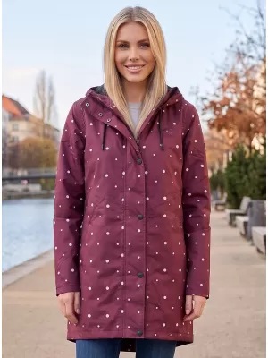 Ženska jesenja jakna ALTISPORT OWEDA LJCB628 TAMNOCRVENA