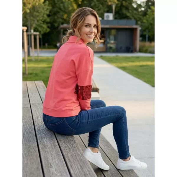  Ženski sweatshirt KIXMI RANDY RUŽIČASTA 