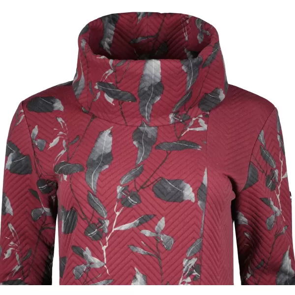  Ženska sweatshirt haljina ALTISPORT BESSIE TAMNOCRVENA 