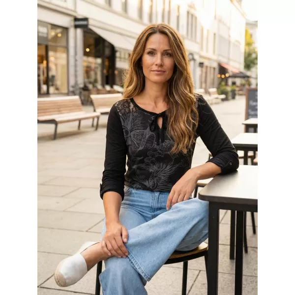  Ženska majica kratkih rukava ALTISPORT BELINDA CRNO 