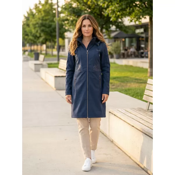  Ženski softshell kaput KIXMI RITA TAMNO PLAVA 