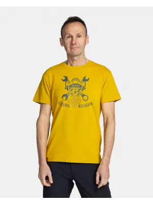 Muška majica kratkih rukava KILPI SKULLY-M TM0377KI ZLATNI